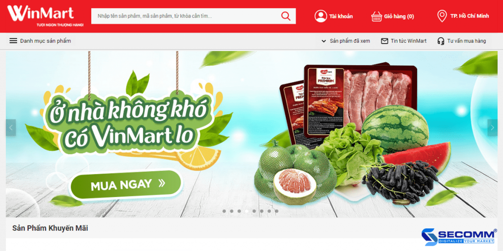 top 5 grocery ecommerce website in vietnam