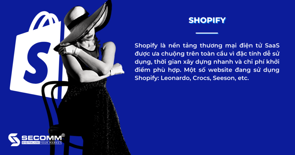 5 nền tảng thiết kế website thương mại điện tử thời trang - Shopify