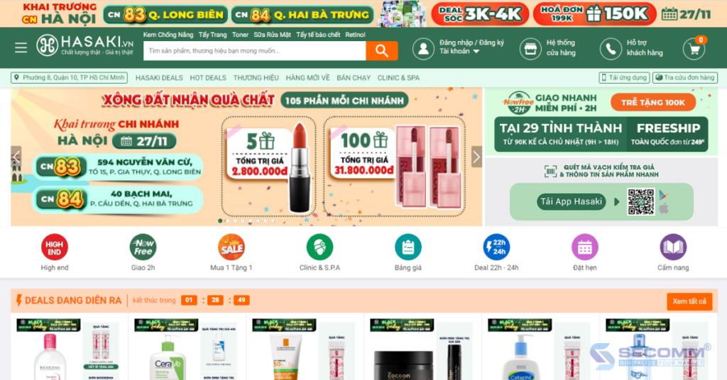 10 Biggest Cosmetics eCommerce Websites in Vietnam