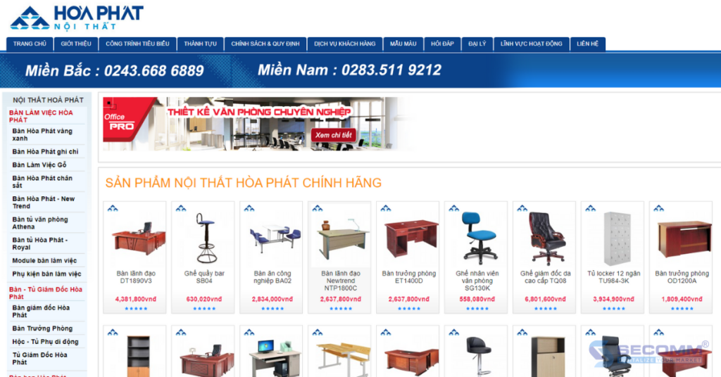 5 outstanding furniture eCommerce website in Vietnam