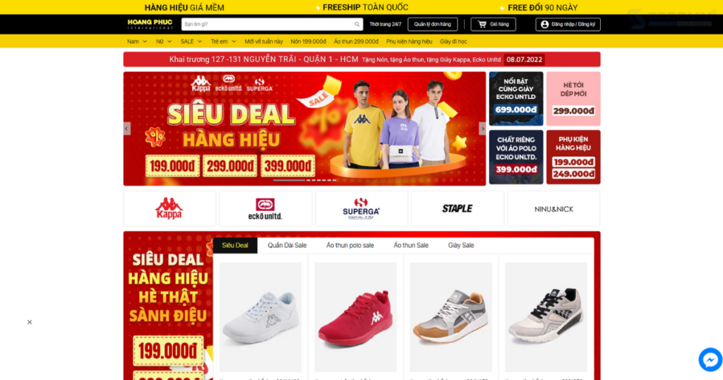 Top 10 Outstanding Fashion eCommerce Websites In Vietnam - Hoang Phuc