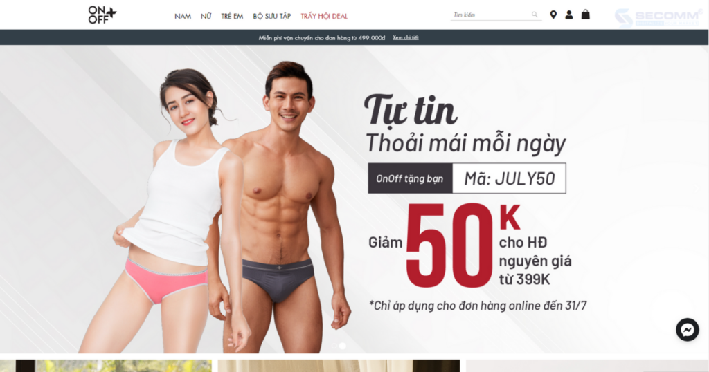 Top 10 Outstanding Fashion eCommerce Websites In Vietnam - OnOff