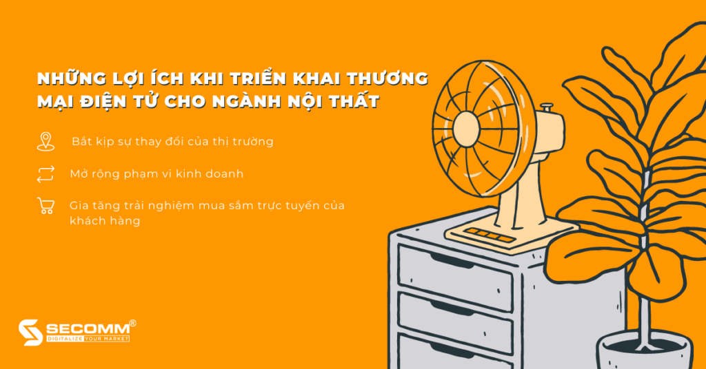 Thương mại điện tử thúc đẩy ngành nội thất như thế nào?