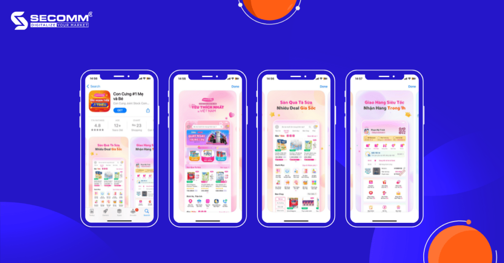Top 10 eCommerce Apps Thành Công Nhất Việt Nam - Con Cưng