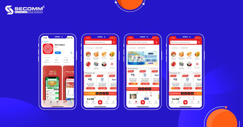 Top 10 eCommerce Apps Thành Công Nhất Việt Nam - Go! & Big C