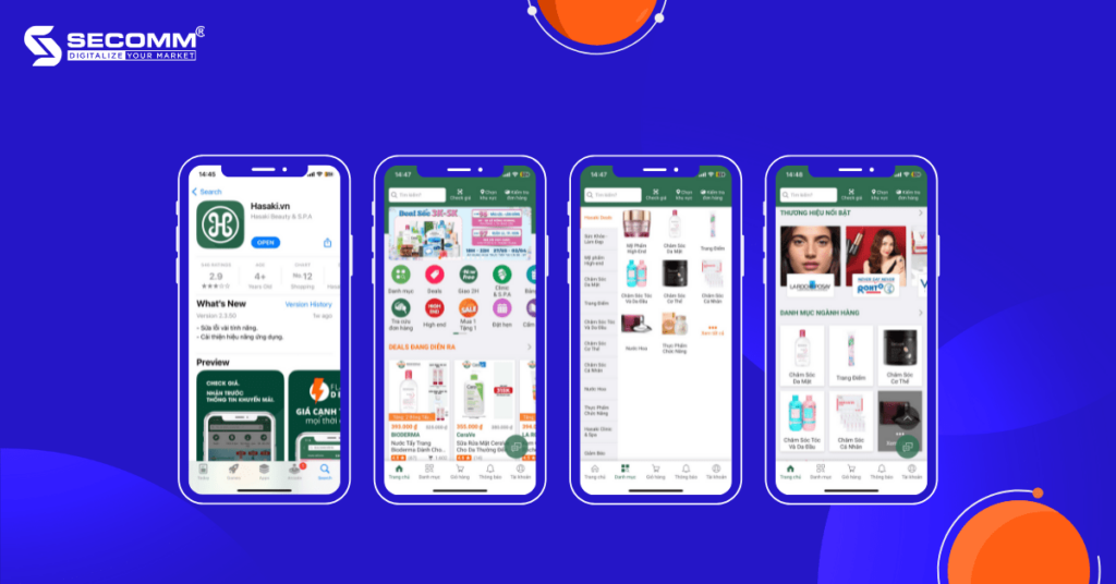 Top 10 eCommerce Apps Thành Công Nhất Việt Nam - Hasaki