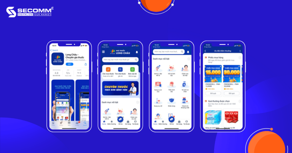 Top 10 eCommerce Apps Thành Công Nhất Việt Nam - Long Châu