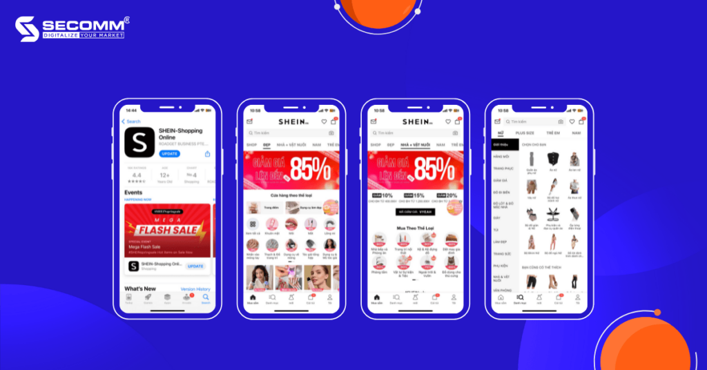 Top 10 eCommerce Apps Thành Công Nhất Việt Nam - SHEIN