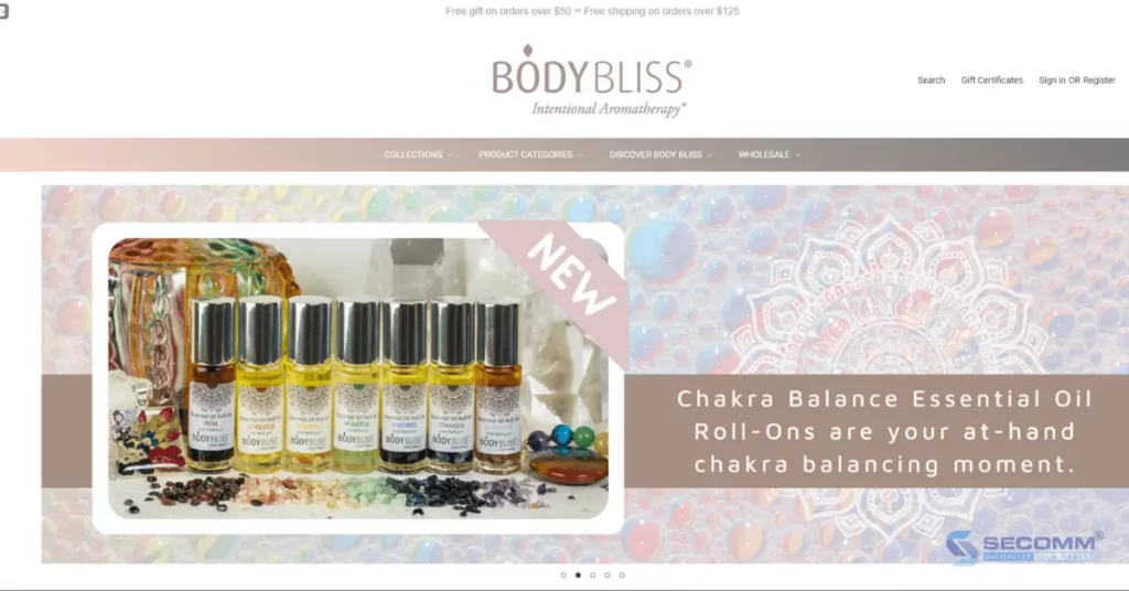 10 Website Thương Mại Điện Tử BigCommerce Nổi Bật Nhất-Body Bliss