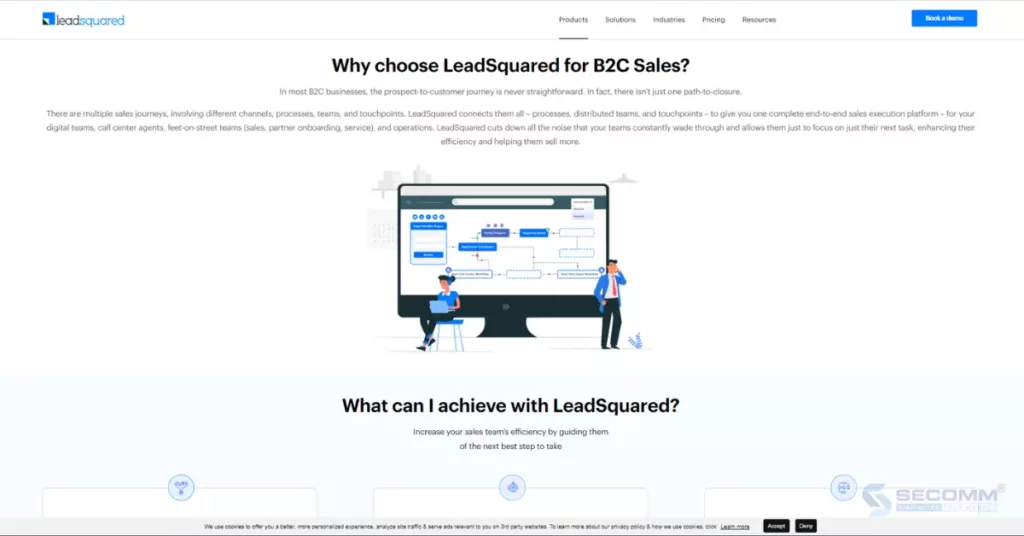 Explore The 10 Best CRM Software for Large Enterprises Pt2 - LeadSquared Sales CRM