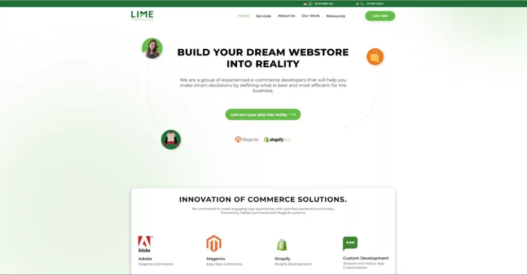 5 Công Ty Phát Triển Website Magento Hàng Đầu Đông Nam Á-Lime Commerce (Indonesia)