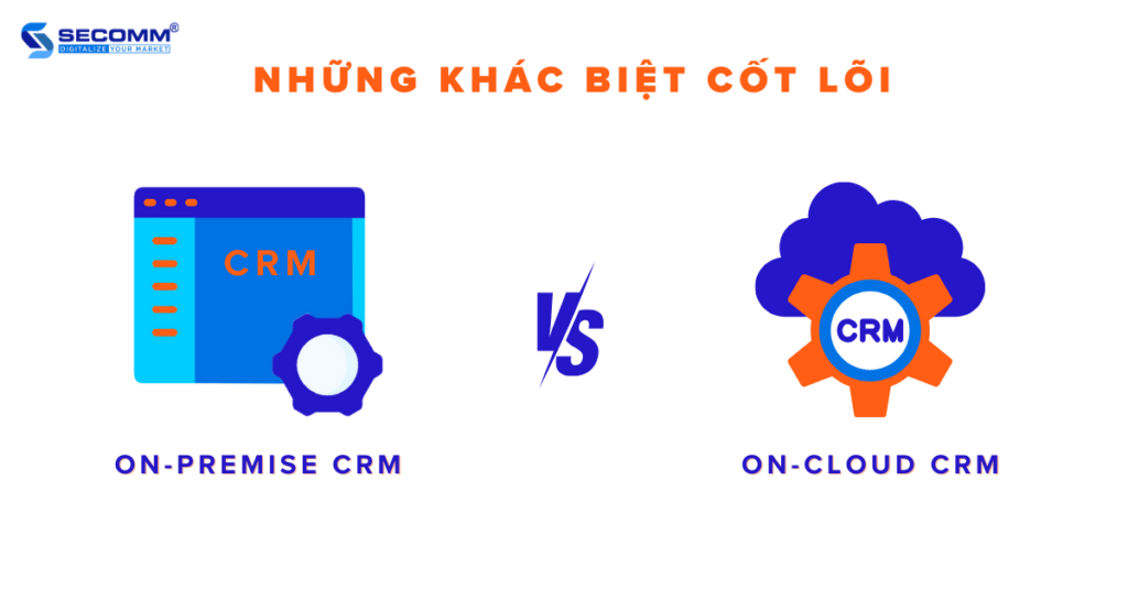 On-premise CRM vs On-cloud CRM Những Khác Biệt Cốt Lõi