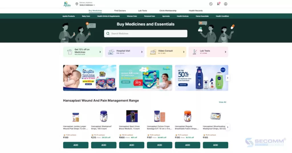 Tiềm năng Nhà thuốc online & Thương mại điện tử dược phẩm - Apollo Pharmacy (Ấn Độ)