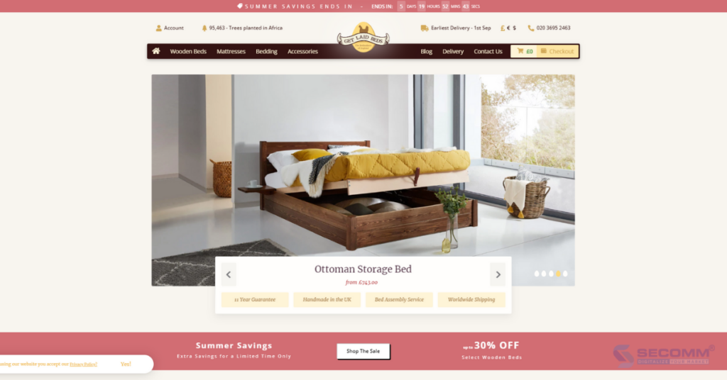 Top 10 OpenCart eCommerce Websites You Should Know - Get Laid Beds
