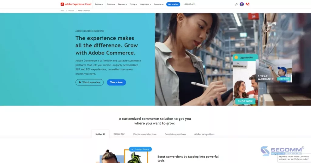 The 5 Best eCommerce Platforms to Build Online Pharmacy - Adobe Commerce (Magento)