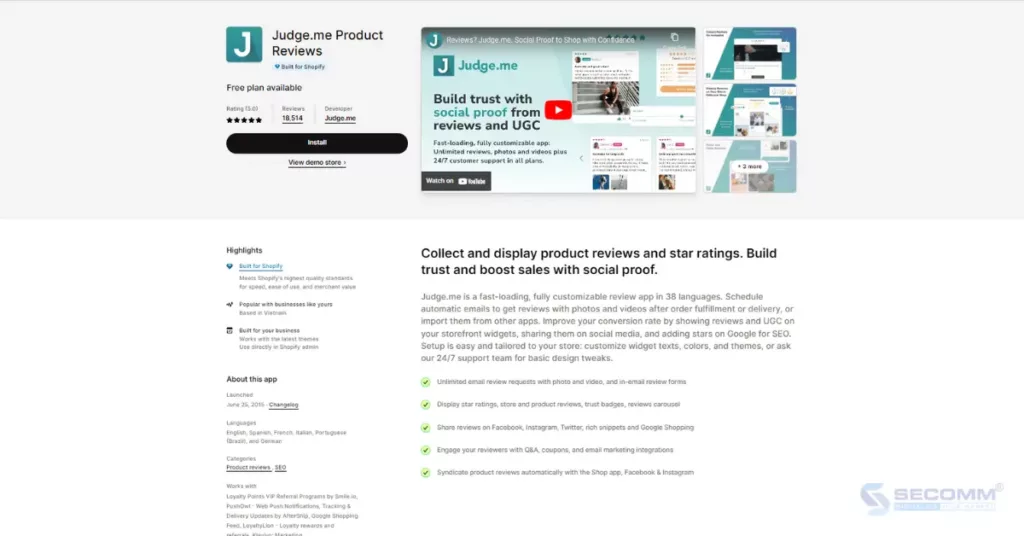 10 Best Shopify Plus App for Your eCommerce Website - Judge.me Product Reviews