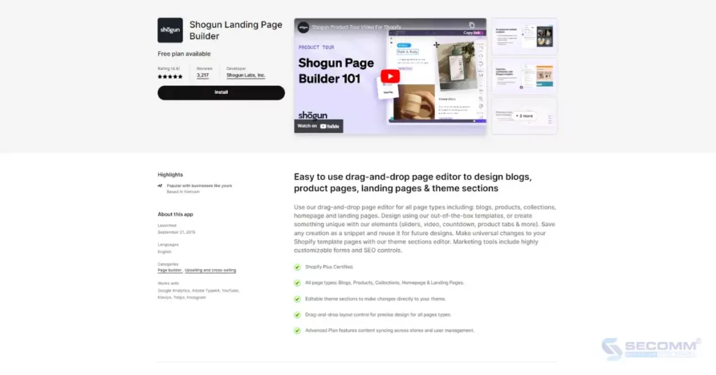 10 Best Shopify Plus App for Your eCommerce Website - Shogun Landing Page Builder