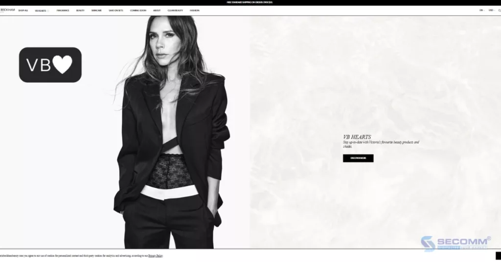 15 Thương hiệu triển khai Headless Commerce với Shopify Plus - Victoria Beckham Beauty