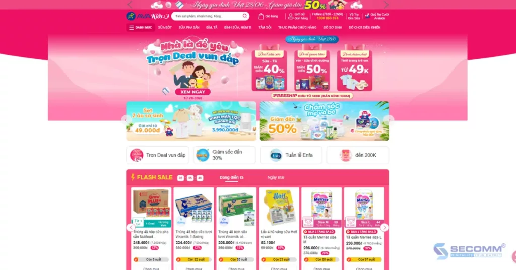 Top 15 Baby eCommerce Websites (Vietnam + International) - Ava Kids