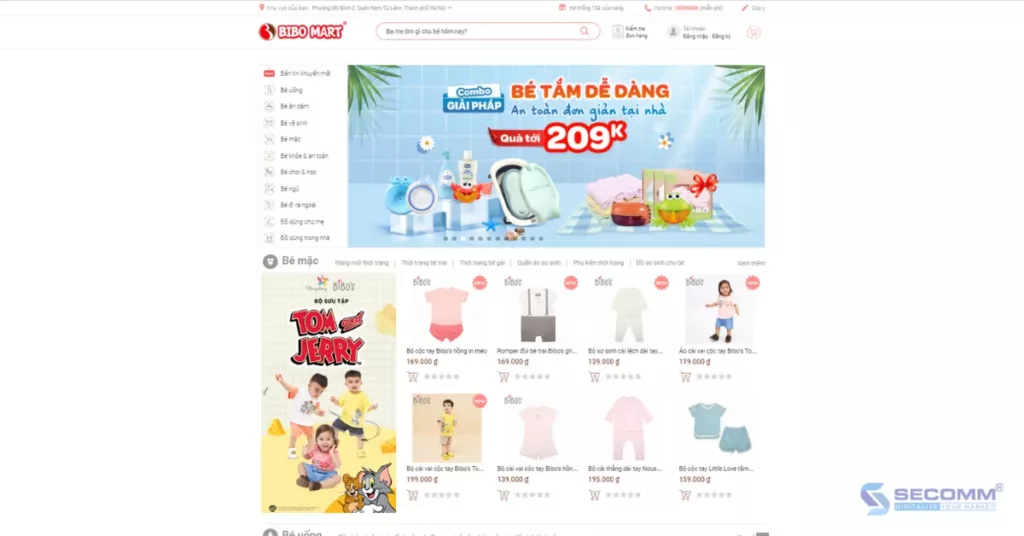 Top 15 Baby eCommerce Websites (Vietnam + International) - Bibo Mart