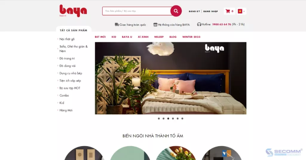 Top 20 website thương mại điện tử Adobe Commerce (Magento) - Baya