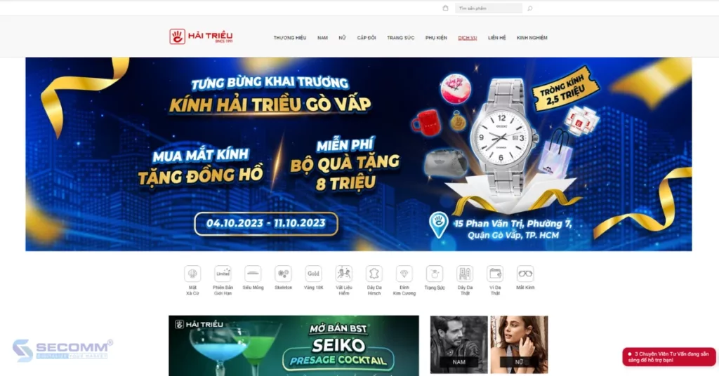 Top 20 website thương mại điện tử sử dụng WooCommerce - Hải Triều