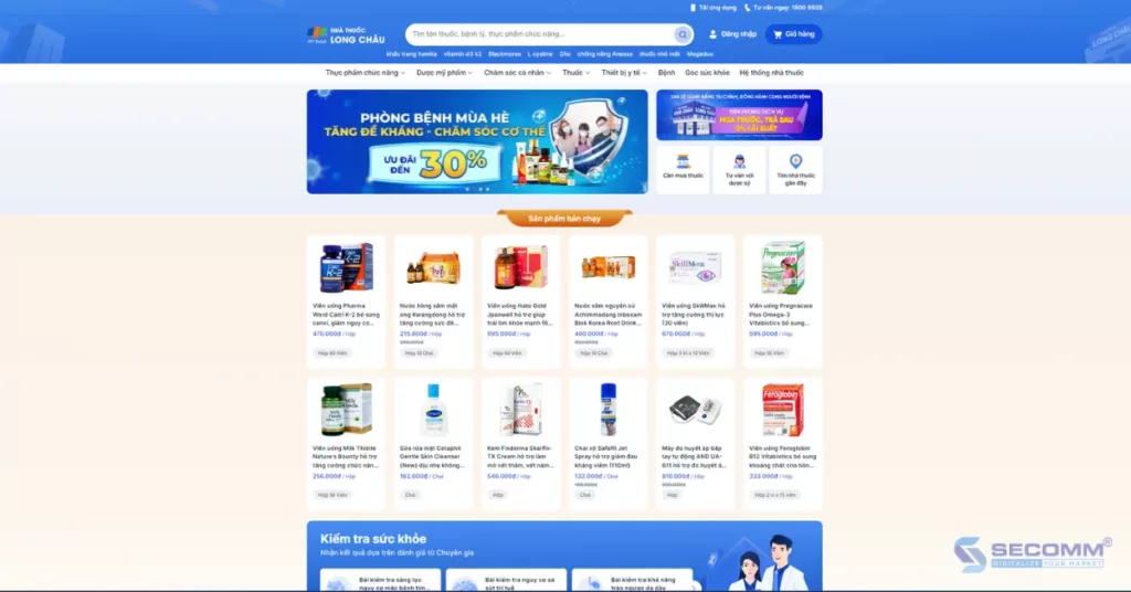 The 10 Best Remarkable Pharmacy eCommerce Websites - FPT Long Chau