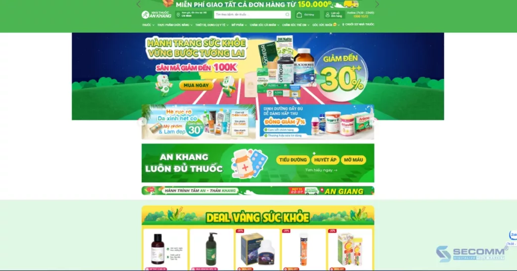 The 10 Best Remarkable Pharmacy eCommerce Websites - Nha Thuoc An Khang