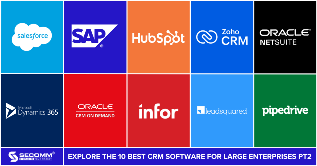 Explore The 10 Best CRM Software for Large Enterprises Pt2