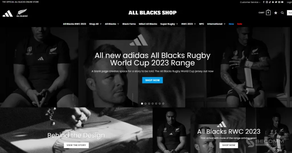 Top 20 eCommerce websites using WooCommerce-All Blacks