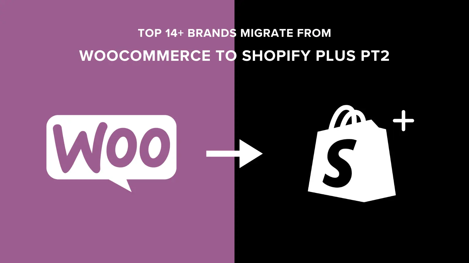 Top 14+ Brands Migrate from WooCommerce to Shopify Plus Pt2