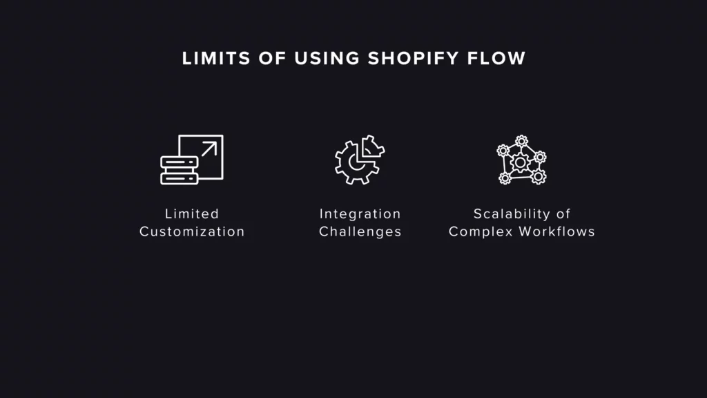 Limits of using Shopify Flow