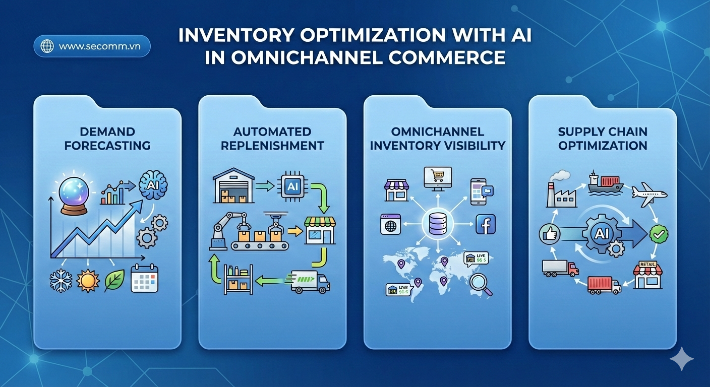 Inventory Optimization with AI in Omnichannel Commerce 