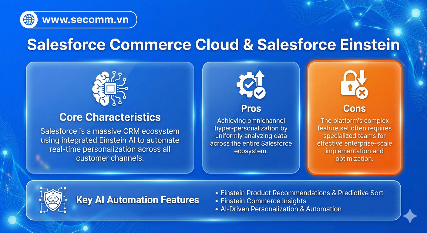 Salesforce Commerce Cloud Salesforce Einstein